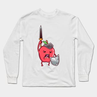 Roleplay character - Fighter - Apple Long Sleeve T-Shirt